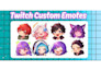 draw custom emotes or stickers for twitch, youtube, discord